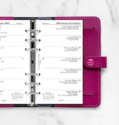 Filofax Agenda White 2024