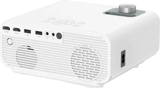 BlitzWolf BW-V5 3D Projector LCD Full HD Λάμπας LED με Ενσωματωμένα Ηχεία