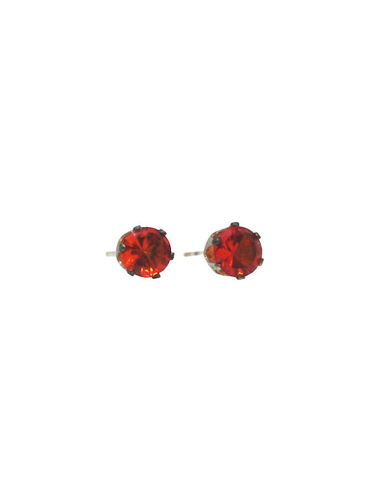 FantazyStores Earrings made of Steel Red