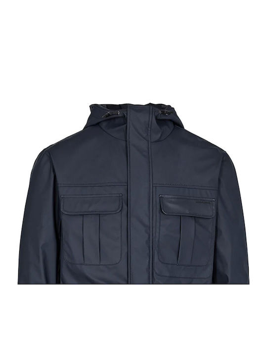 Geci Barbati de Iarnă Waterproof Albastru Marin