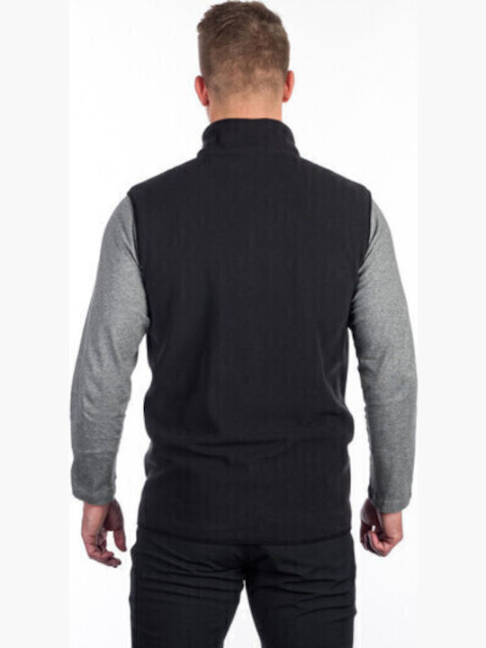 Ανδρική Ζακέτα Fleece Μαύρη