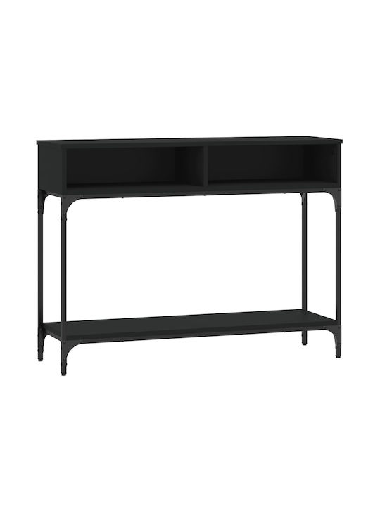 Wooden Console Table Black L100xW30.5xH75cm