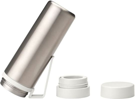 Brabantia Recycelbares Thermosflasche Rostfreier Stahl 500ml Silber