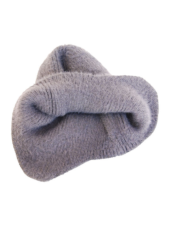 Beanie Unisex Beanie Knitted in Gray color