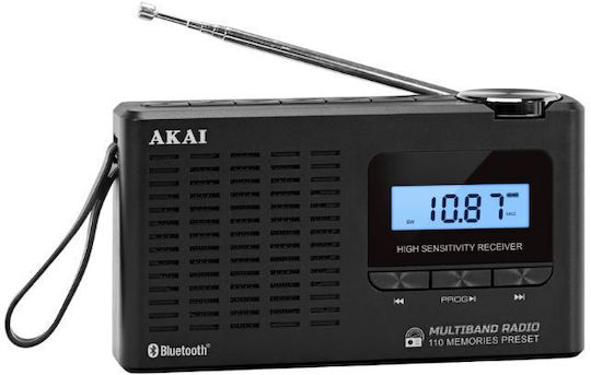 Akai Proffesional APR-600 Φορητό Ραδιόφωνο Επαναφορτιζόμενο με Bluetooth Μαύρο