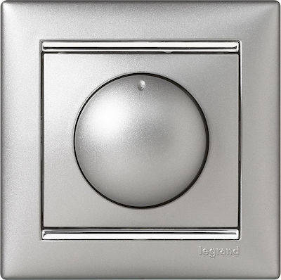 Legrand Valena Recessed Simple Front Dimmer Switch Rotary 400W Gray