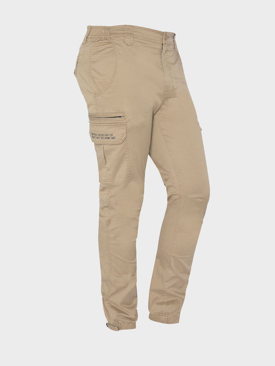 Schott Men's Trousers Cargo Beige