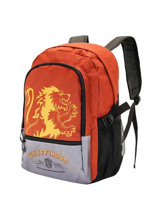 Karactermania School Bag Backpack Elementary, Elementary Orange with Water Bottle Holder