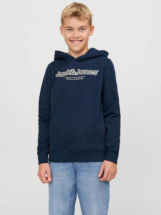 Jack & Jones Kids Sweatshirt with Hood Navy Blue