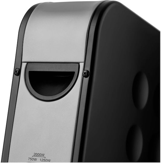 Sencor Θερμοπομπός Δαπέδου 2000W 72x47cm Μαύρος