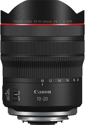 Canon Voller Rahmen Kameraobjektiv 10-20mm f/4 L IS STM Ultra-Weitwinkel-Zoom für Canon RF Mount