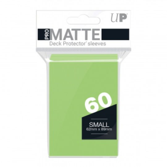 Ultra Pro Game Accessory Card Sleeves Small Matte Lime Green 60τμχ 84272