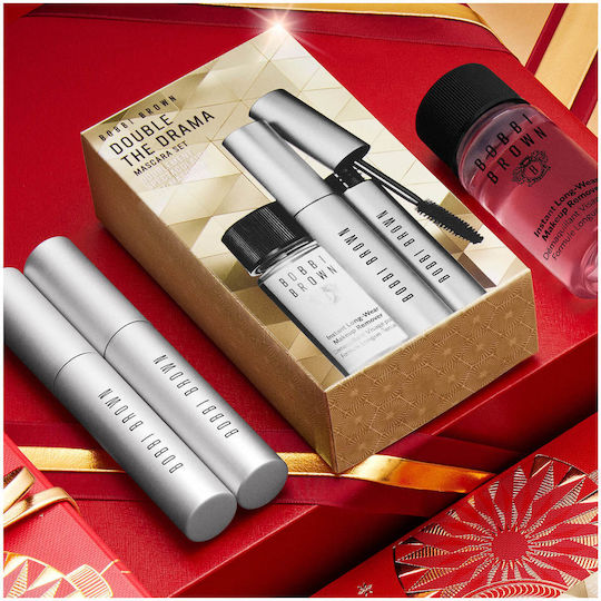 Bobbi Brown Σετ Μακιγιάζ για τα Μάτια Double the Drama Mascara Set 3τμχ