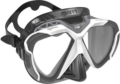 Mares Diving Mask Silicone Χ-wire Black/Red