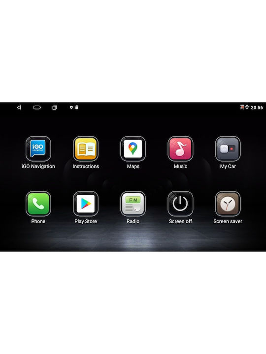 Lenovo Ηχοσύστημα Αυτοκινήτου για Fiat 500L 2012> (Bluetooth/USB/WiFi/GPS/Apple-Carplay/Android-Auto) με Οθόνη Αφής 10"