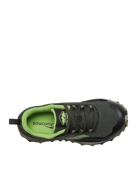 Peregrine 12 Shield Kids Sports Shoes Running with Laces Black