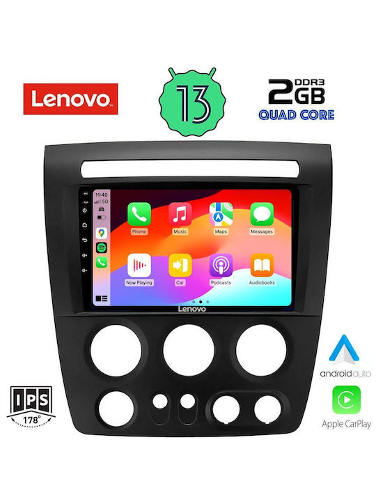 Lenovo Car-Audiosystem Hummer H3 2005-2009 (Bluetooth/USB/WiFi/GPS/Apple-Carplay/Android-Auto) mit Touchscreen 9"