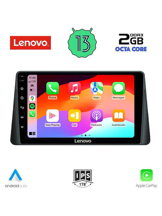Lenovo Car-Audiosystem für Ford Schwerpunkt 2019> (Bluetooth/USB/WiFi/GPS/Apple-Carplay/Android-Auto) mit Touchscreen 9"