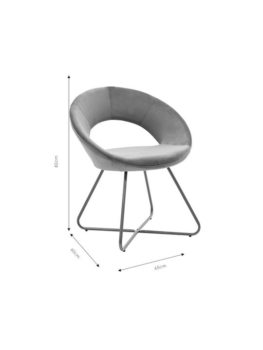 Valentina Dining Room Velvet Chair Rotten Apple 65x60x82cm