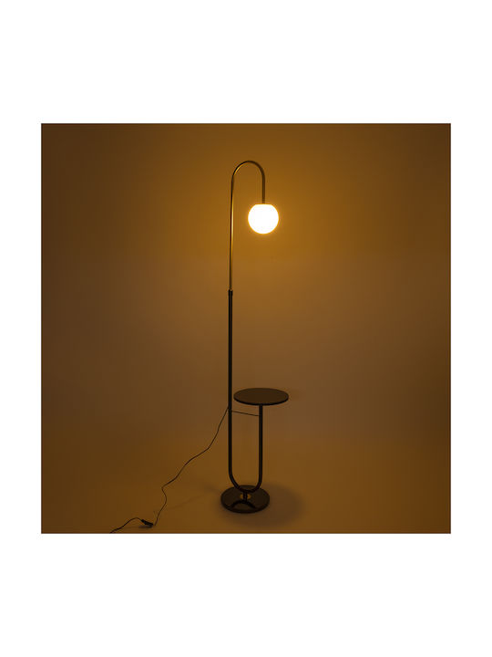 GloboStar Floor Lamp H180xW30cm. with Socket for Bulb E27 Black