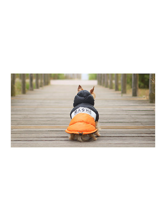 Dashi Haine pentru câini Impermeabil Orange Medium cu Lungimea Spateului 38 cm