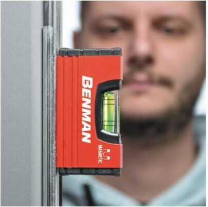 Benman 72874 Αλφάδι Αλουμινίου Μαγνητικό 10εκ.
