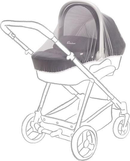 Giordani Baby Moskitonetz Für Kinderwagen Weiß