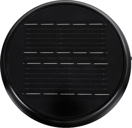 GloboStar Ηλιακό Φωτιστικό Δαπέδου Κολωνάκι 10W 330lm Ψυχρό Λευκό 6000K με Φωτοκύτταρο IP65 26x26x33εκ.