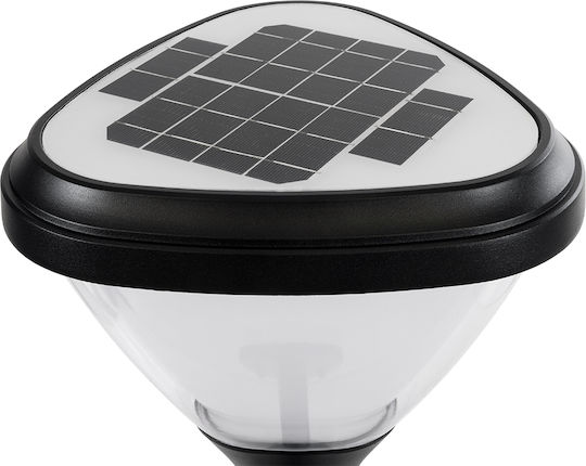 GloboStar Σετ 4 Ηλιακά Φωτιστικά Δαπέδου 10W 330lm Ψυχρό Λευκό 6000K με Αισθητήρα Κίνησης και Φωτοκύτταρο IP65 26x29x36εκ.