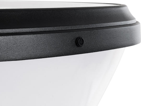 GloboStar Σετ 4 Ηλιακά Φωτιστικά Δαπέδου 10W 330lm Ψυχρό Λευκό 6000K με Αισθητήρα Κίνησης και Φωτοκύτταρο IP65 26x29x36εκ.