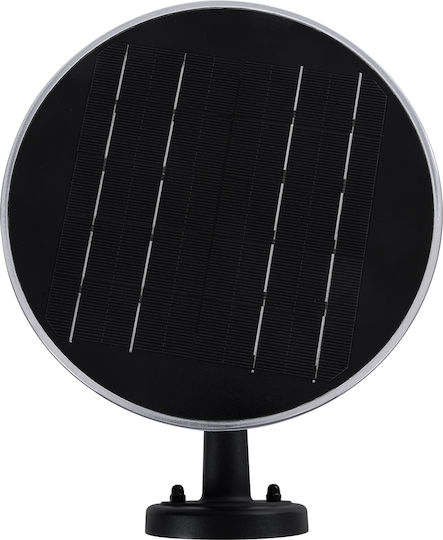 GloboStar Veggie Επιτοίχιο Ηλιακό Φωτιστικό 10W 330lm Ψυχρό Λευκό 6000K με Φωτοκύτταρο IP65 23x30x25εκ.
