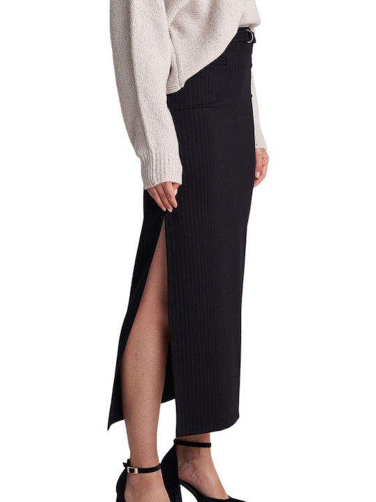 Attrattivo Midi Skirt in Black color