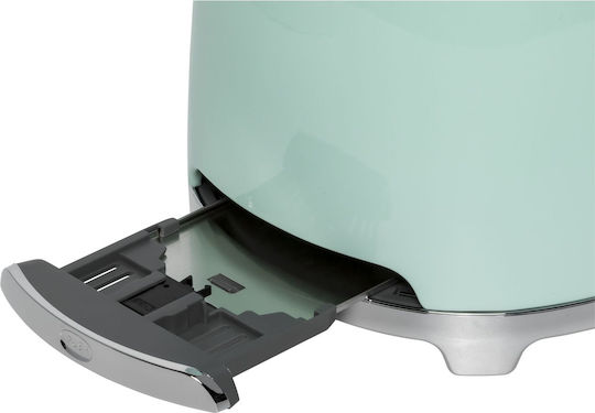 Smeg Toaster 2 Slots 1500W Green