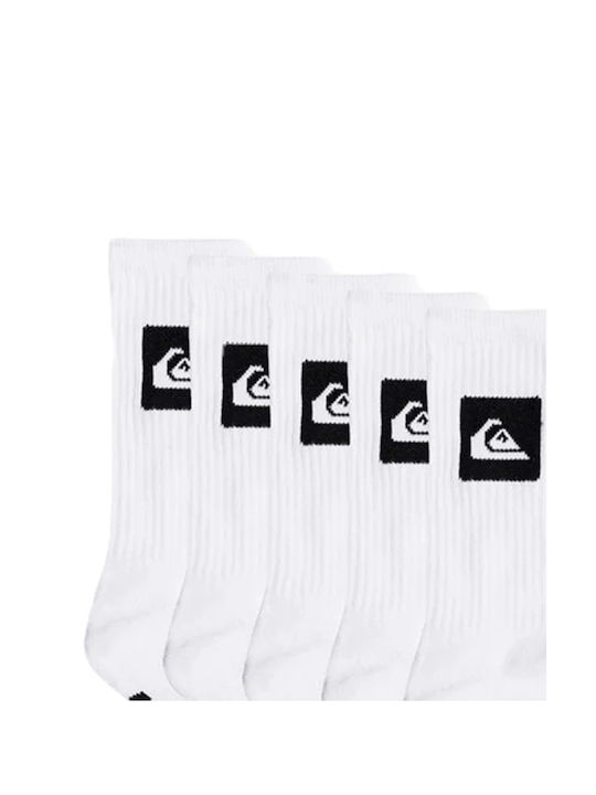 Quiksilver Crew Socks White 5Pack