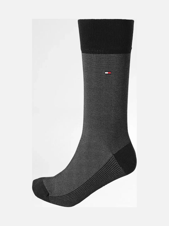 Tommy Hilfiger Birdeye Ανδρικές Μονόχρωμες Κάλτσες Μαύρες 5Pack