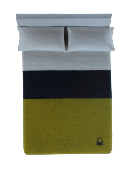 Benetton 004 Покривало Полутораспално Lahani 185x270см