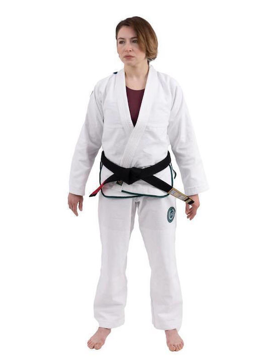 Scramble Men's Brazilian Jiu Jitsu Jacket White