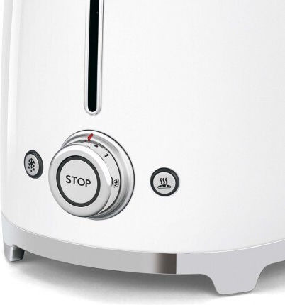 Smeg Prăjitor de pâine 2 sloturi 1500W Alb