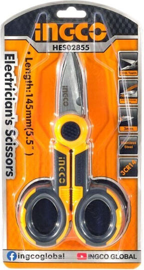Ingco Multipurpose Scissors Electrician Length 145mm