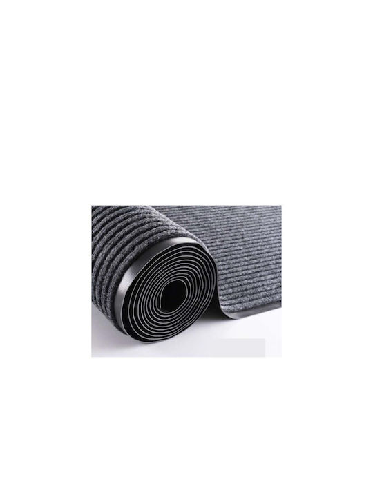Ruhhy Entrance Mat Straw with Anti-slip Backing Gray 60x90cm