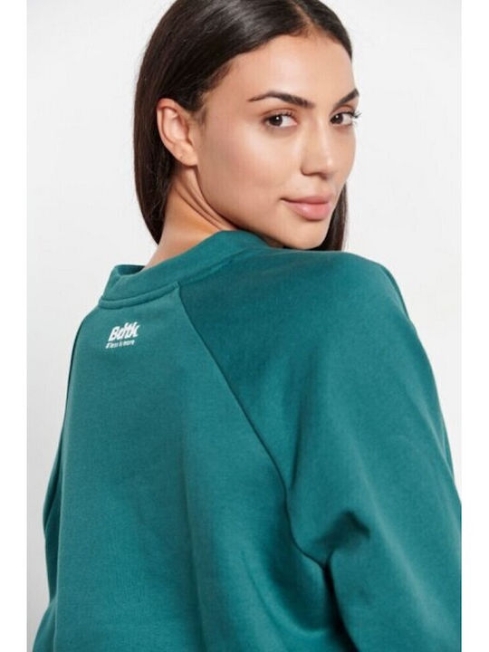 Long Women's Sweatshirt Green