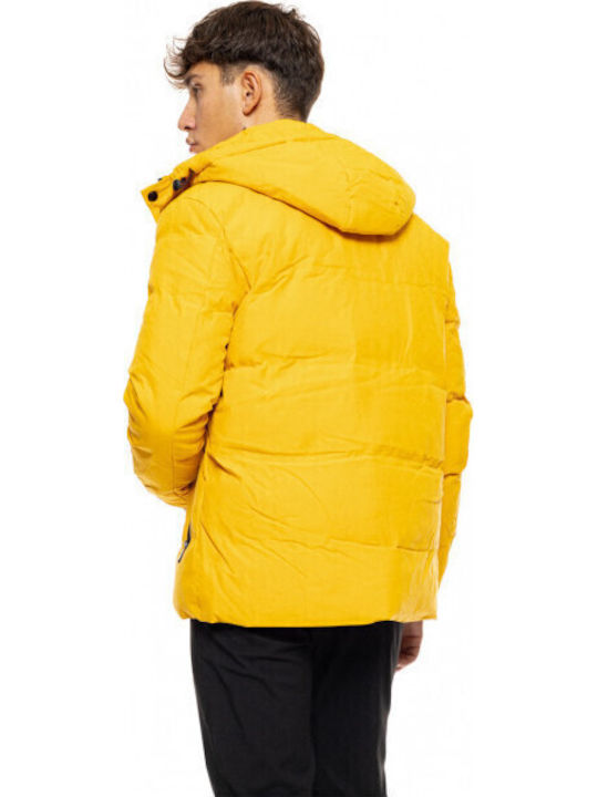 Winter Jacke Bomber Gelb