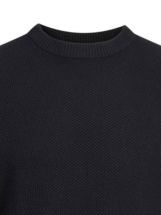 Jack & Jones Herren Langarm-Pullover Schwarz