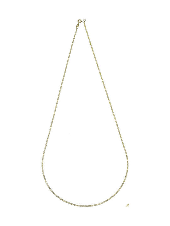 Senzio Belibasakis Zweifarbig Kette Nacken aus Gold 14K Länge 55cm