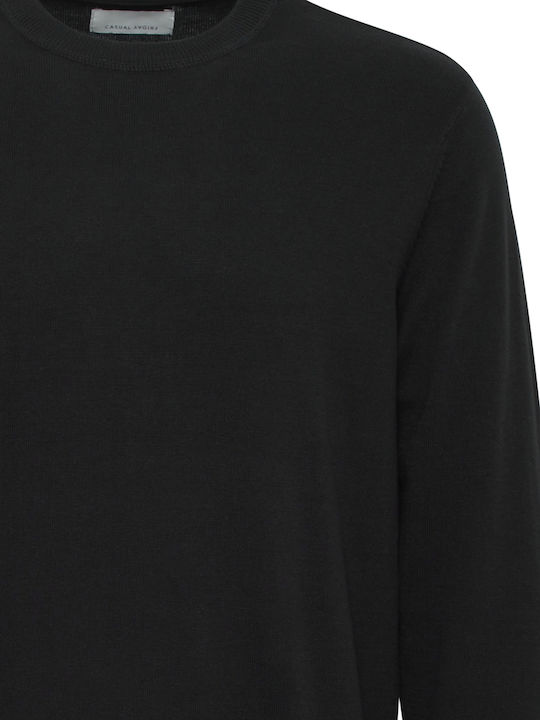 Langarm-Pullover Schwarz