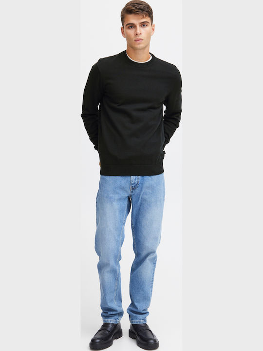 Langarm-Pullover Schwarz