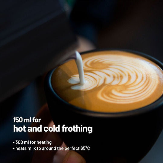 Lauben Device for Hot & Cold Milk Froth with Non-stick Coating 300ml