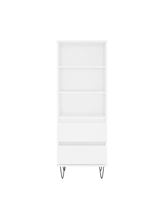 Βιβλιοθήκη Λευκό 40x36x110εκ.