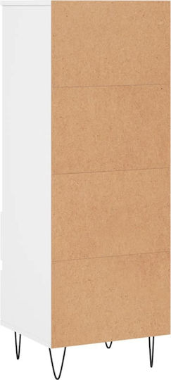White Bookcase 40x36x110 cm