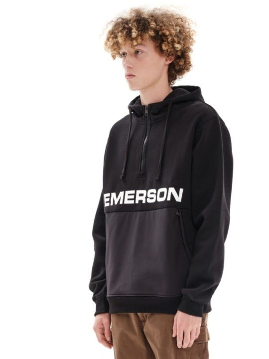 Emerson Men's Sweatshirt with Hood Black